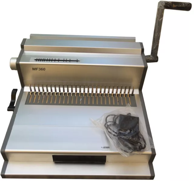 Wire Comb Spiral Binder Binding Machine Binding Only 3 in 1 Machine