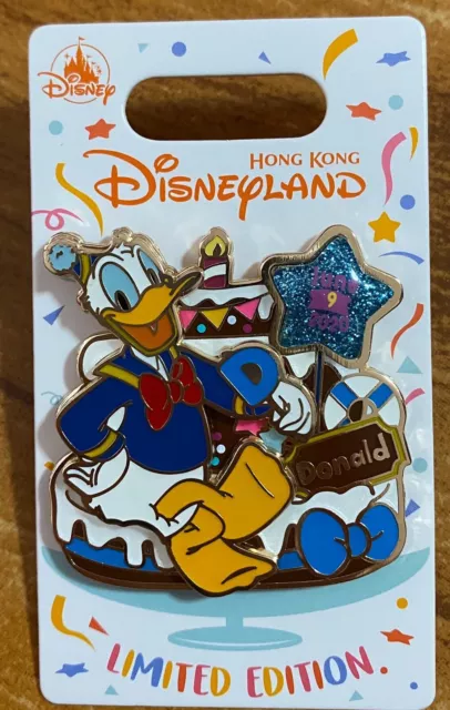 HKDL Hong Kong Disney Pin 2020 Donald Duck Birthday LE600 Pin