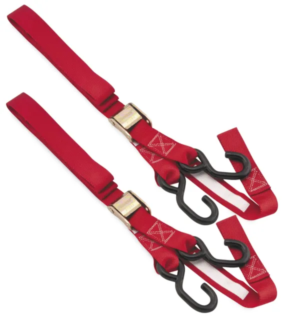 Integrated Tie Downs - Pair - 1-1/2" x 84" Integrate Soft Hook - Red BiM. 100516