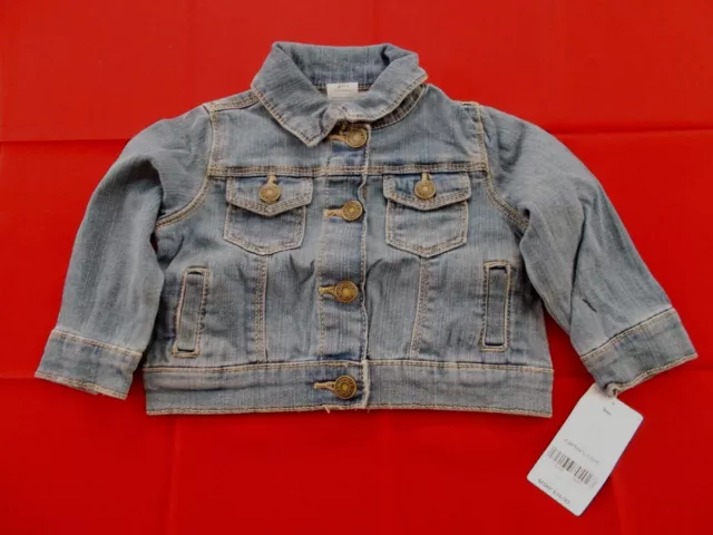 Brand New! Carter's Denim Jacket/Shirt For Babies - 9 mo. -17 to 21 lbs.