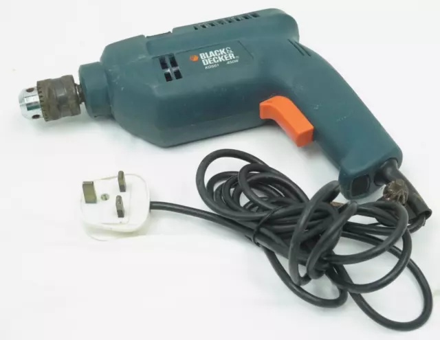 BLACK DECKER KD561 Hammer Drill 450W 10mm keyed chuck key. Used Working 10.00 PicClick UK