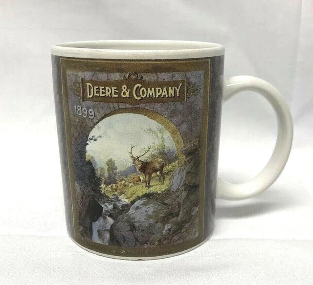 JOHN DEERE Coffee Mug Cup By Gibson 12oz Licensed “Deere And Company 1899”