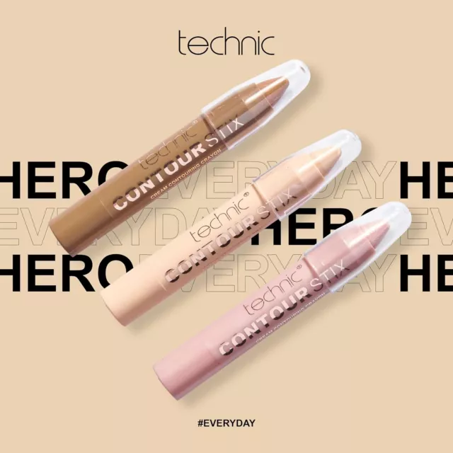 Technic Contour Stix Creme Set - 3er-Pack Konturieren, Verdecken... 2