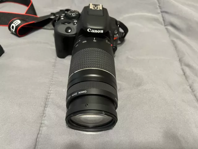 Canon EOS Rebel SL1 18.0MP Digital SLR Camera - Black (with 75-300mm lens)