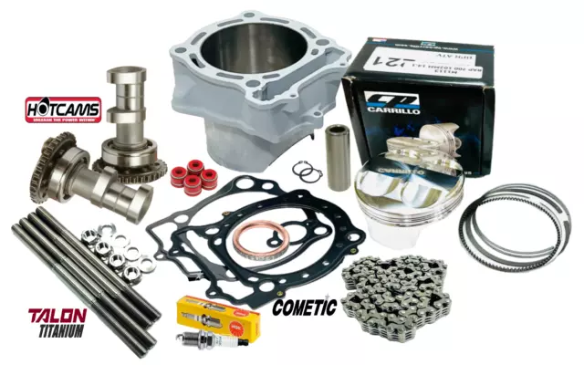 LTR450 LTR 450 Hotcams Top End Rebuild Kit Stock Bore Cylinder Stage 1 Cams 95.5