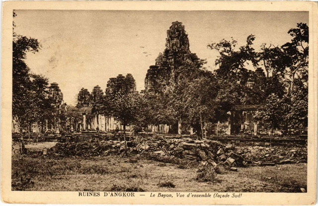 CPA AK Cambodia Le Bayon, Overview INDOCHINA (1283636)