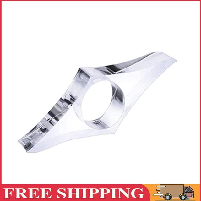 Acrylic Book Paper Clips Page Holder Stationery School Office Bookmarks (M)