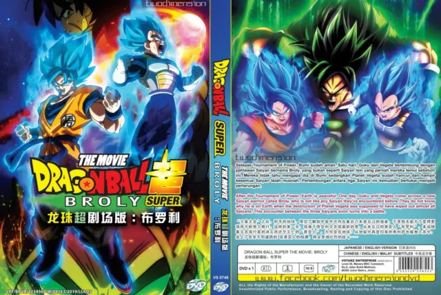 ANIME DVD~ENGLISH DUBBED~Dragon Ball Super The Movie:Broly~All region+FREE GIFT