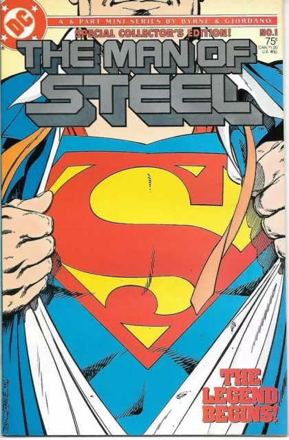 Man of Steel, The #1 Special Collector's Edition Superman DC Comics 1986 (VFNM)