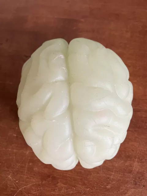 Rubber BRAIN Glow-In-The-Dark Approximately 4”x 3” Spooky