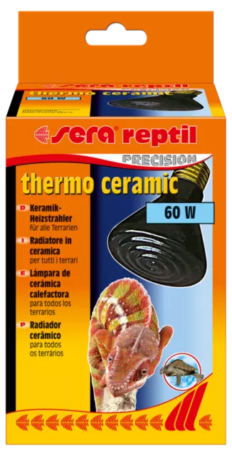 Sera reptil thermo ceramic 60W Keramik Heizstrahler für alle Terrarien Reptilien