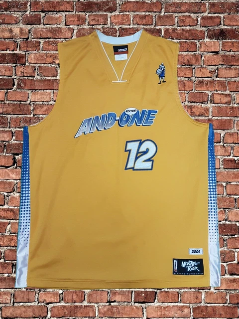 RARE AND1 2006 Mixtape Tour Jersey AO North Philly Mens