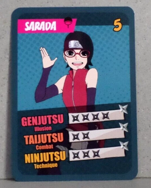 CARTE BORUTO / SARADA / Naruto Next Generations / Burger King EUR 1,50
