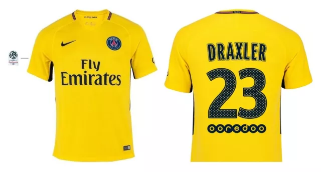 Trikot Nike Paris Saint-Germain 2017-18 Away Ligue 1 - Draxler 23 I Auswärts PSG