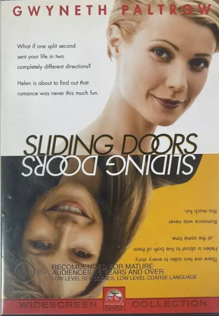 SLIDING DOORS DVD Film Movie Gwyneth Paltrow Widescreen Edition Howitt