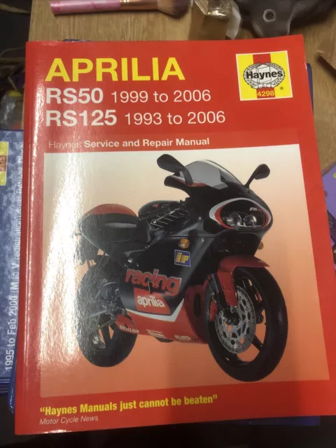 APRILIA RS50 1999 to 2006 & RS125 1993 to 2006 SERVICE REPAIR MANUAL BY HAYNES