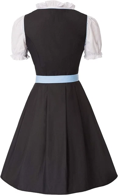 Abito dirndl tedesco JASAMBAC donna Oktoberfest 3 pezzi per Oktoberfest... 3