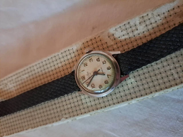 Montre Ancienne Femme ELVIA Incabloc – Montre Bracelet Vintage – Occasion, Bon état