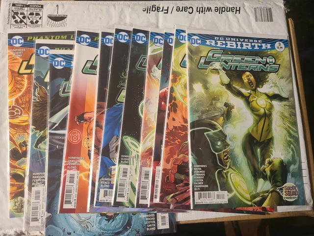 GREEN LANTERNS  #3-13  lot of 11 REBIRTH  DC Comics 1st Print