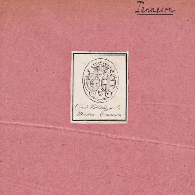 Tenneson Ex-libris blason Wappen armorial bookplate Exlibris