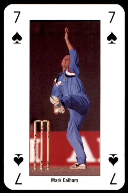 Cricket World Cup 99 (Playing Card) Seven of Spades Mark Ealham England