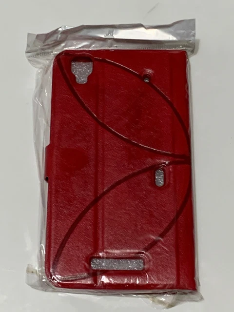 Blackberry storm 9520 Wallet Pouch  Black/Red/Blue Case Cover