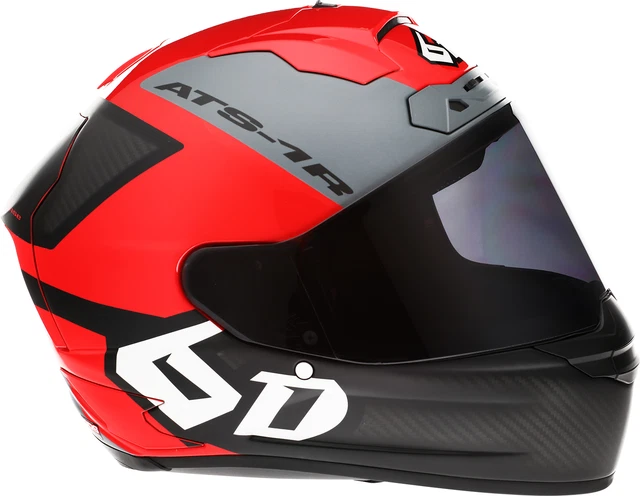 6D HELMETS ATS-1R Wyman Helmet Large Red/Gray