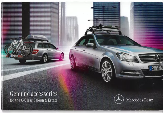 Mercedes-Benz C-Class Saloon & Estate Accessories 2011 UK Market Sales Brochure