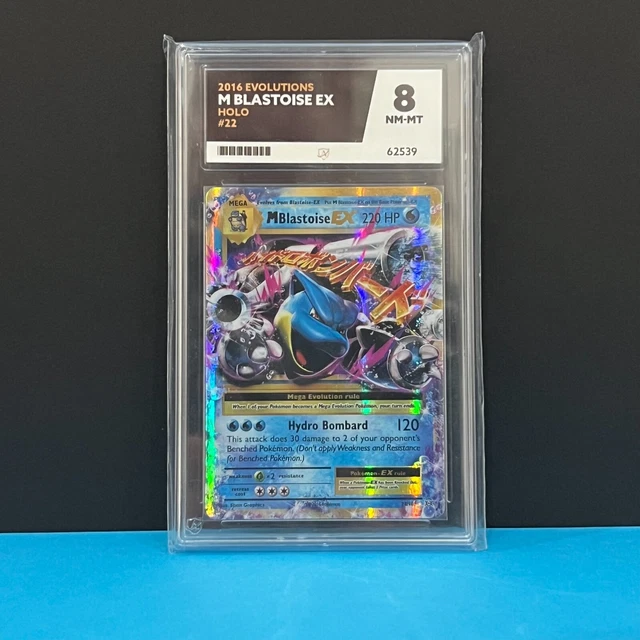ACE 8 2016 M Blastoise EX Pokemon Card XY Evolutions 22/108 Mint