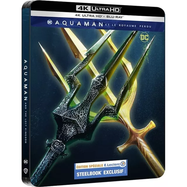 Aquaman et le Royaume perdu - Steelbook Blu-ray 4K Ultra HD