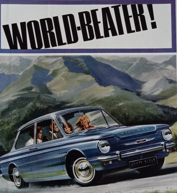 Ilman Roots VINTAGE 1960'S HILLMAN Imp. Roots Motors original magazine ...
