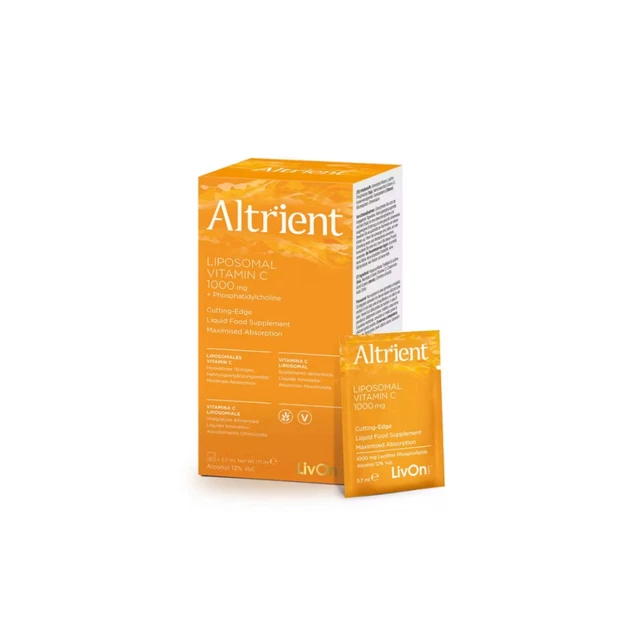 LIVON LABS ALTRIENT Liposomal Vitamin C 1000mg / 30 Sachets In Gel £62. ...