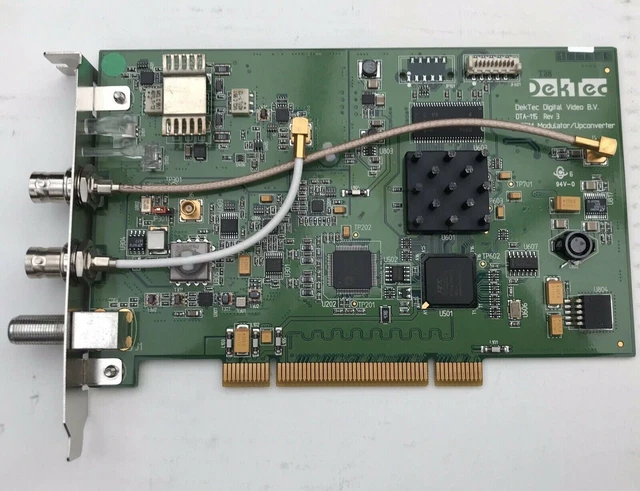 DEKTEC DTA-115 MODULATOR DVB-T2, DVB-T, DVB-C, ATSC with T2-SP License ...