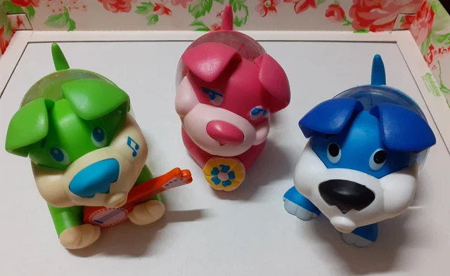 Kinder mio amico mioamico circus lotto tre cani portaovetti anni '80-90