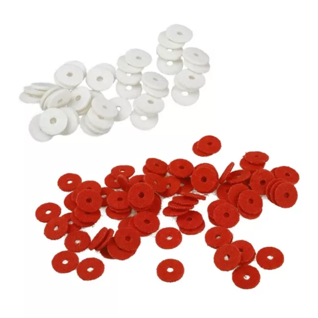 90Pcs Piano Felt Regulating Keyboard Balance Washers Soft Wool Felt Tuning Tools