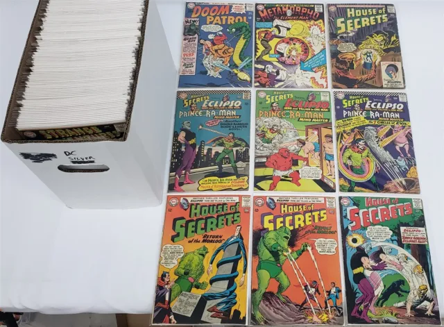 Lot Of (100+) Silver Age Dc Comic Books Superman Doom Patrol 1St Beast Boy Vg