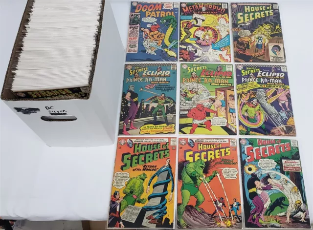 Lot Of (100+) Silver Age Dc Comic Books Superman Doom Patrol 1St Beast Boy Vg