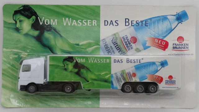 Camion Miniature Grell Hümmer Mercedes Actros Crème - échelle HO 1/87 - En Boîte - Occasion Comme Neuf