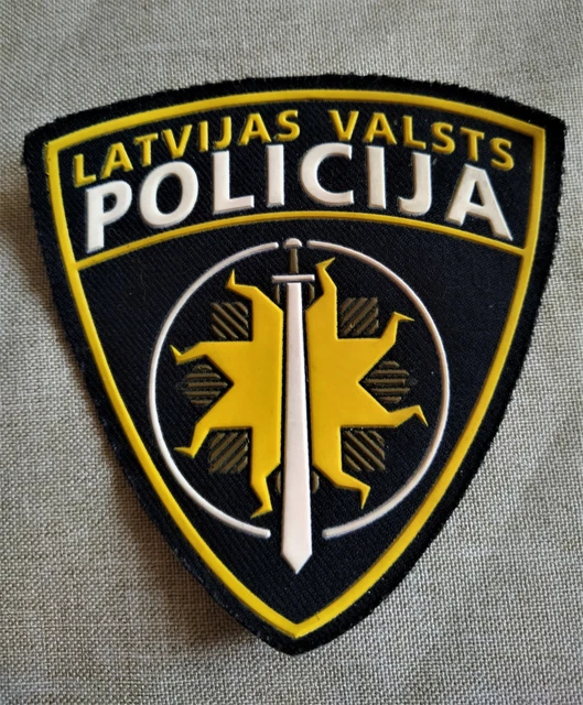 Latvia Police Patch .