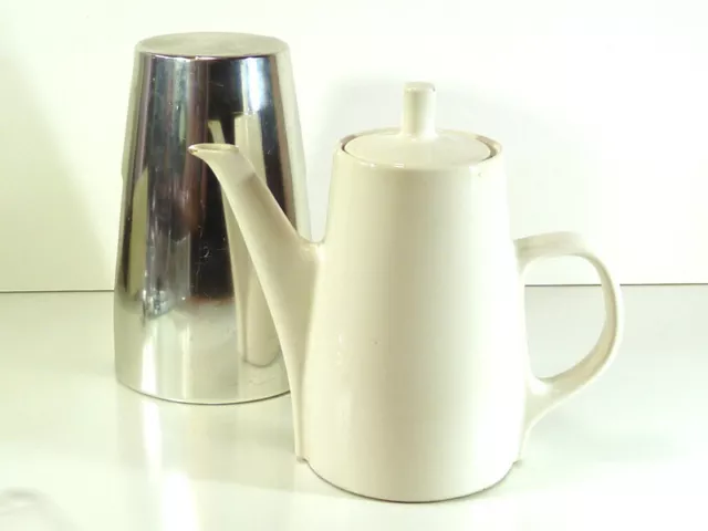 Melitta Isolierkanne-Warmhaltekanne-Kaffeekanne mit Thermohaube-Vintage 1950er