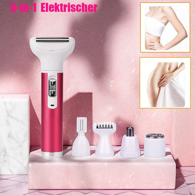 Rasoio elettrico donna ladyshaver rasoio donna tagliacapelli corpo 5In1