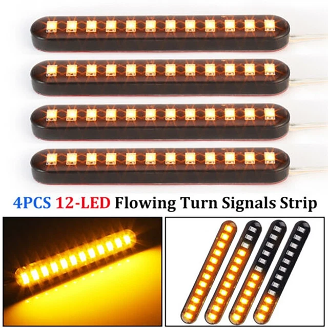 Luce Di Coda A LED Moto 6 LED 12 V 3W Segnale Di Sicurezza Della