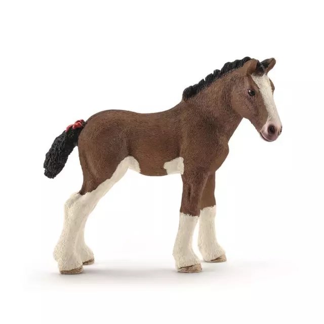 Schleich Figurine Clydesdale Foal Horses Animal Figure Game Figure From 3 Years