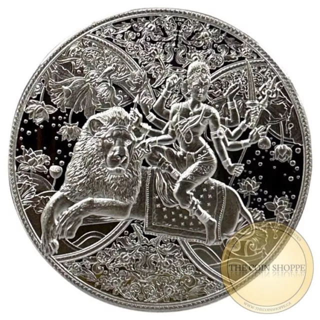Durga 2023 2000 Francs Cfa 1 Oz Pure Silver   Cameroon  Le Grand Mint