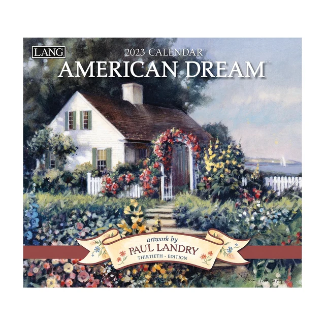 LANG AMERICAN DREAM 2023 Wall Calendar w 6.00 PicClick