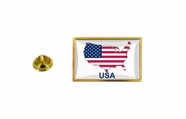 pins pin badge pin's drapeau pays carte US usa etats unis amercain