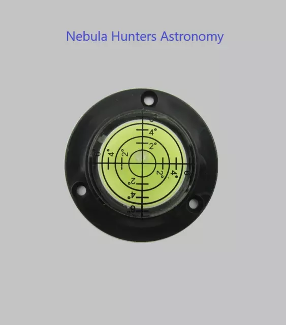 Bubble Level Round HQ for Astronomy Telescope Setup & Alignment for Celestron