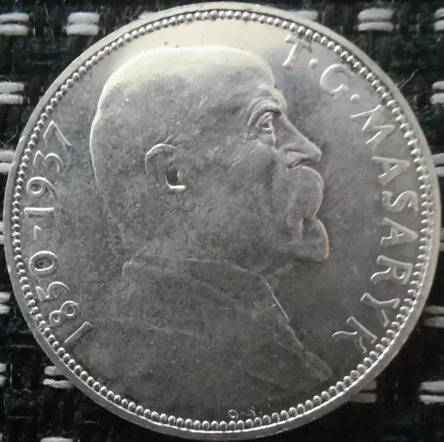 20 Kronen (S) 1937 T. G. Masaryk (1850-1937)