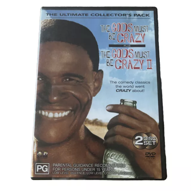 Gods Must Be Crazy, The | Collector's Pack (DVD, 1980) Comedy 2 Disc Set