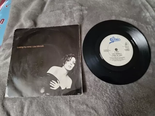 Liza Minnelli - Losing My Mind - UK 1989 Epic ZEE 1 Vinyl 7" Single